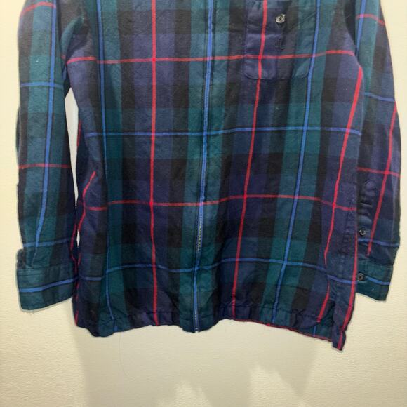 Lauren Ralph Lauren 100% Wool Plaid Zip-Up Jacket - Size Large - Picture 9 of 15